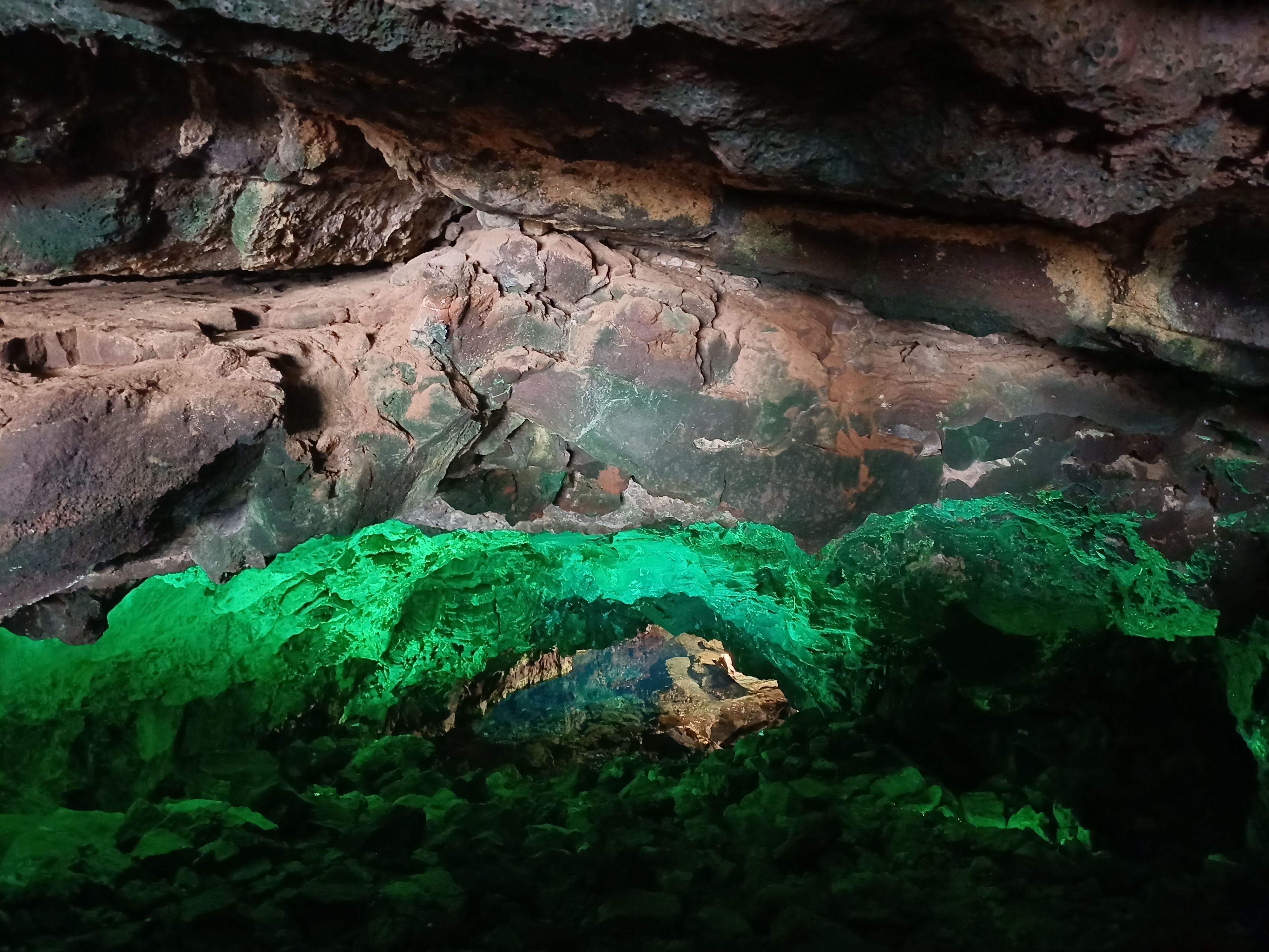 A Blue Car and bluer waters